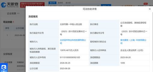 紫光展銳上億股權遭凍結，通訊設備代理業務面臨挑戰